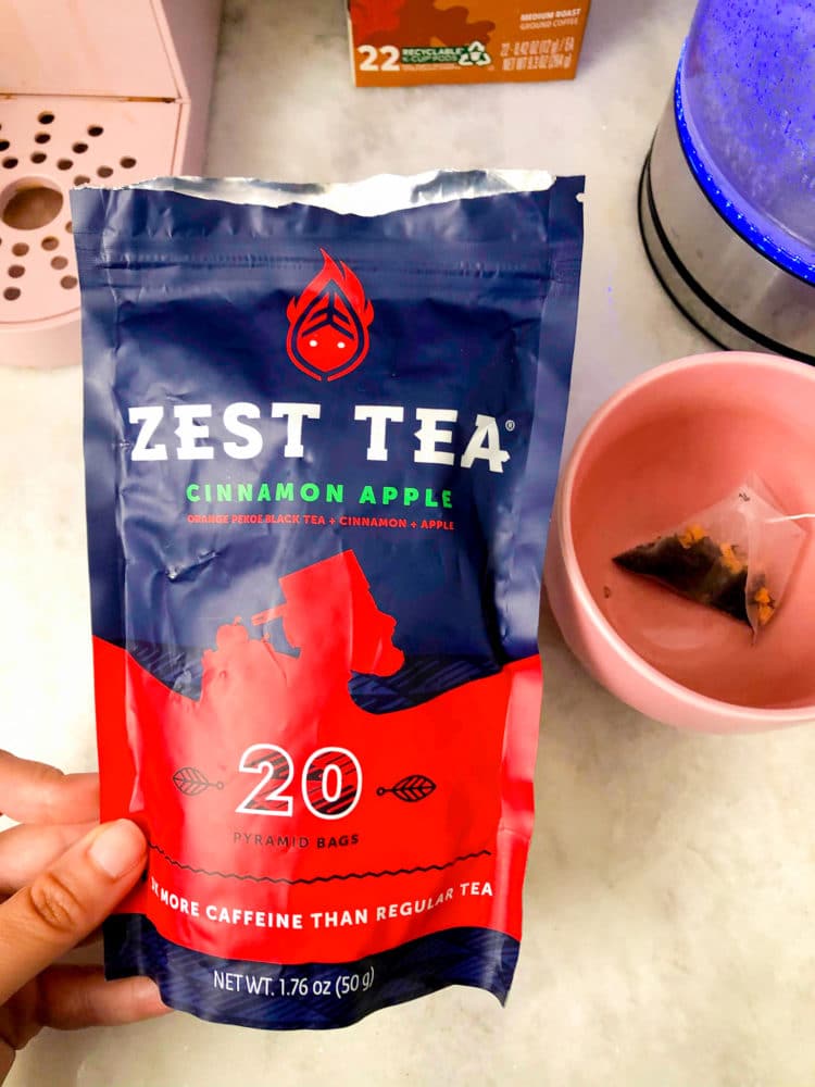 zest tea caffeinated tea