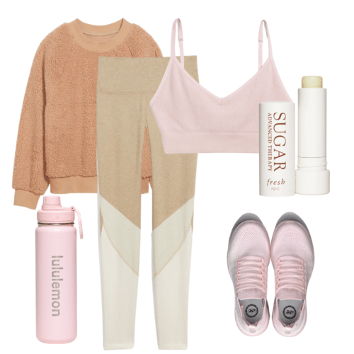 cozy athleisure outfit