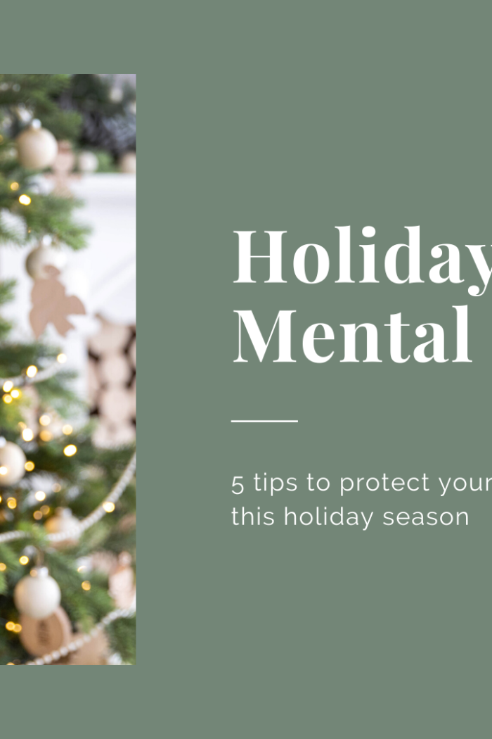 Five Mental Health Tips for the Holidays