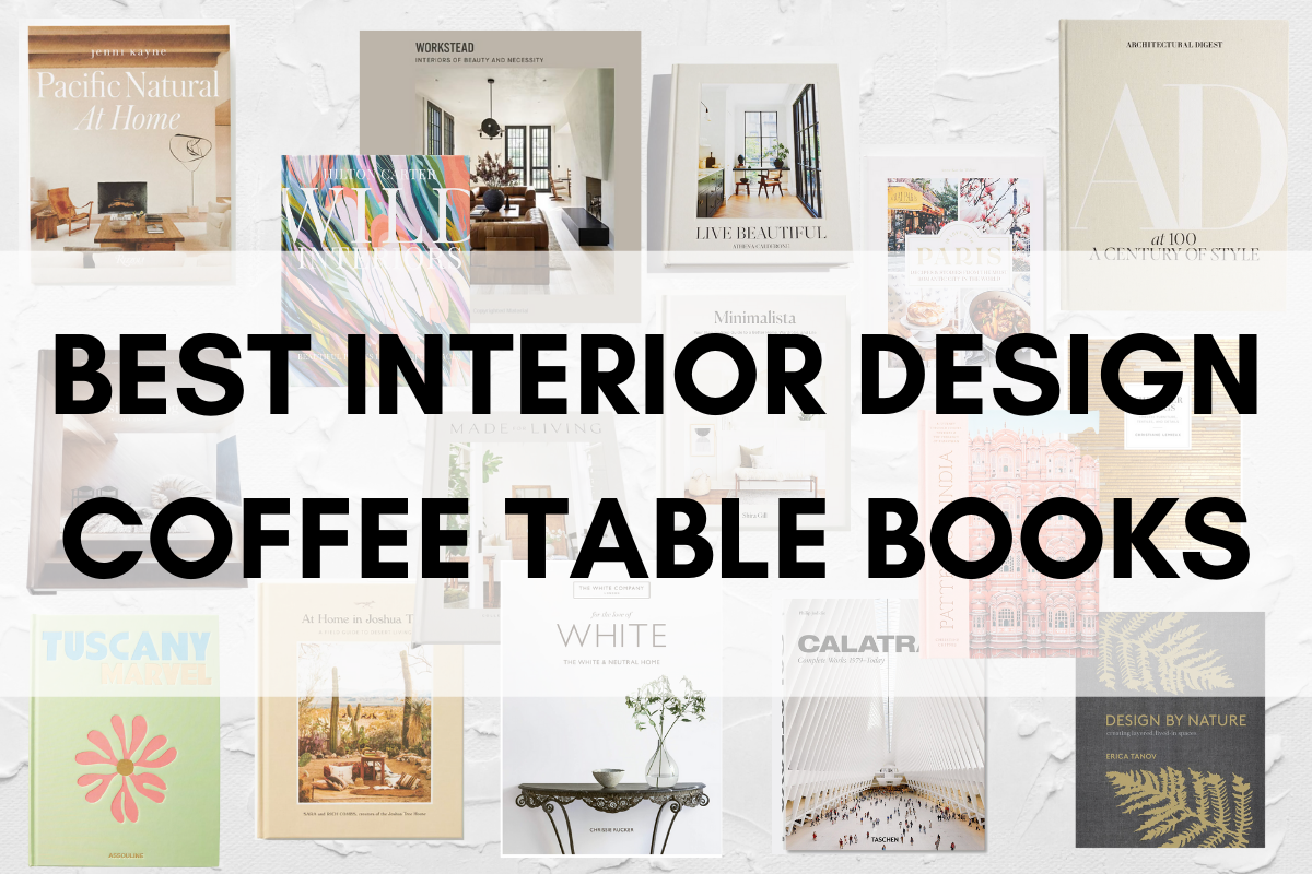 interior design coffee table books